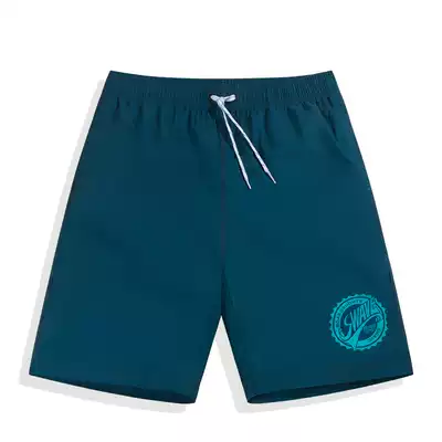 Quick-drying loose large size beach pants men's hot pants set five points outside wear shorts men can go swimming trunks Thailand