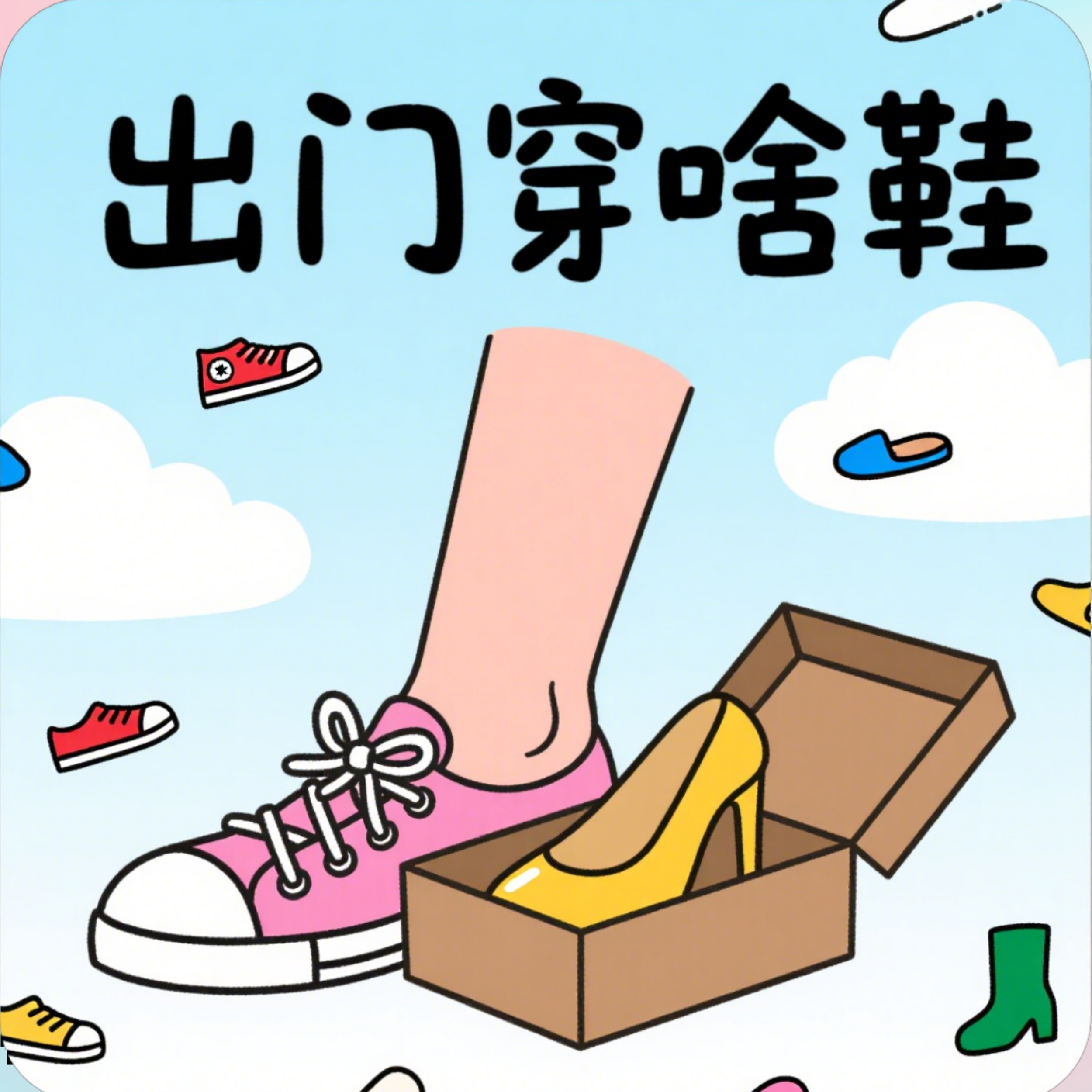 出门穿啥鞋