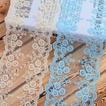 Mesh embroidery lace accessories fabric color clothing accessories dress lace decoration diy material
