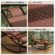 Rattan Rocking Chair, Nap Chair, Summer Lounge Chair, Home Living Room Balcony Simple Rocking Chair, Suitable for All Seasons