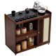 Mobile Small Tea Table and Tea Cabinet for Home Use on the Balcony, Integrated Tea Table and Tea Set for Drinking Tea
