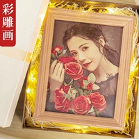 Цветные картины-народы-европейские фоторадры + подарочные коробки + подарочные пакеты + lafites + освещение