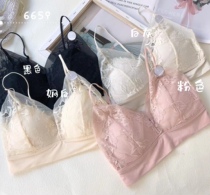 Hui Chi Xin 6659 Faith Lace Sexy Beauty Back Integrated Cup Underwear Wrap Breast strap Vest Style Harness Bra