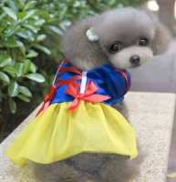 Mùa xuân và mùa hè mới quần áo chó con chó tuyết Váy trắng vật nuôi cung cấp gấu Teddy Xiong VIP Pomeranian trang phục - Quần áo & phụ kiện thú cưng phụ kiện cho thú cưng