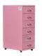 File cabinet drawer type office table small cabinet iron cabinet low cabinet a4 multi-layer storage narrow storage movable cabinet