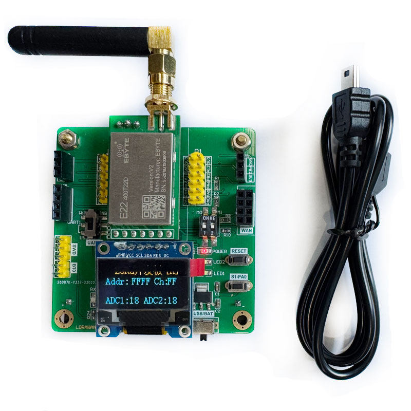 STM32G031F8P6 LORA节点433M开发板组网E22远距离模块 HAL库