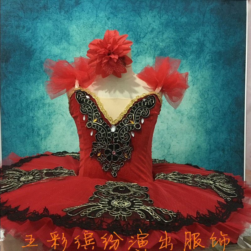 New professional ballet skirt adult children custom-made professional tutu skirt little swan show TUTU skirt