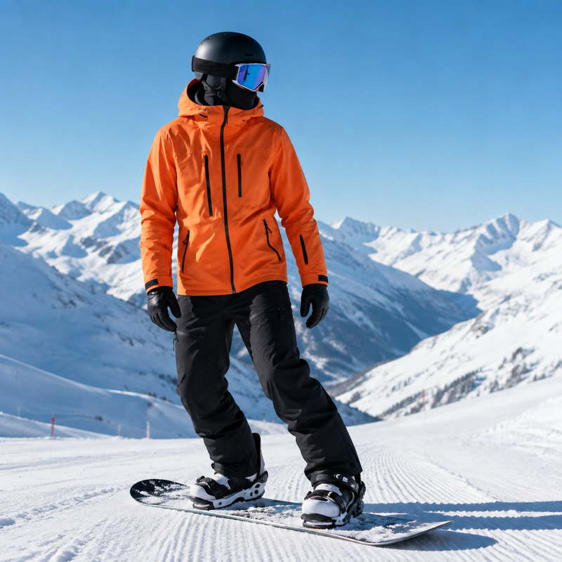 Ski Suit Set for Women, Double-Board Windproof, Waterproof, Warm Ski Pants, Loose Snowboard Jacket, Men's Ski Equipment