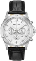 Baoluva Bulova fashion three-eye sports timing quartz waterproof mens watch 96B297