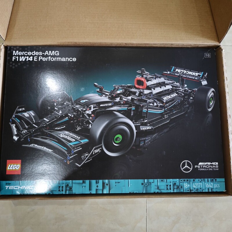 【Authenticity Guaranteed】Lego Technic 42171 Mercedes F1 Racing Car Building Toy