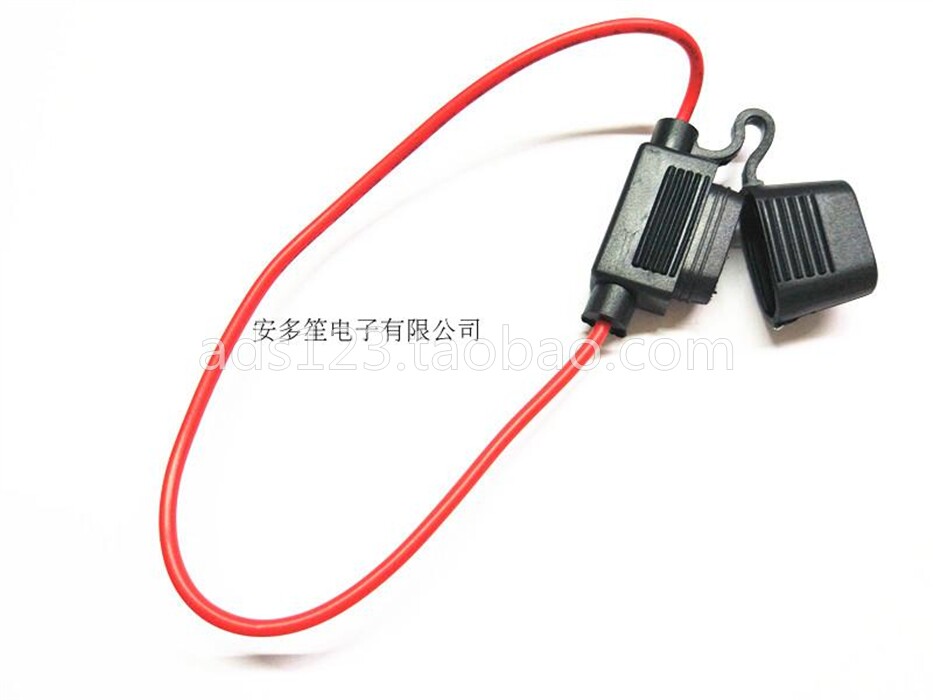 Car Waterproof Insurance Box With Wire Midnumber insert Fuse Seat Car Retrofit Insurance Sheet Insurance Tube Socket