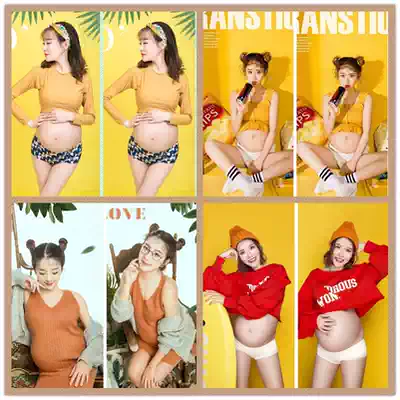 Pregnant women photography clothing new hipster photo photo attire simple maternity dress naughty cute pregnant woman Photo Clothing