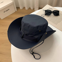 Tooling Fisherman Hat Womens Summer Outdoor Climbing Sun Protection Hat Sun Hat Day Department 100 Hitch Rope West Cowboy Hat Man