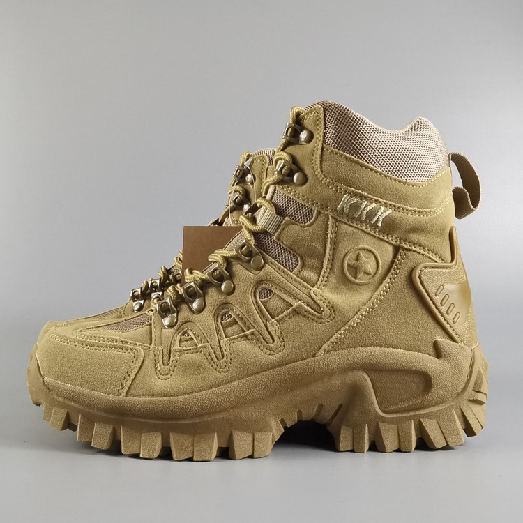 Foreign trade original single export to the United States high-end men's shoes leather nubuck leather men's motorcycle riding outdoor off-road boots