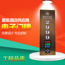 Electronic Door Display House Number Plate Electronic Gate License Plate KTV Door Display Guesthouse Hotel Door Display Led Touch Doorbell Switch