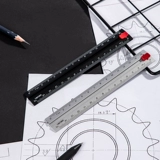 Деликальный алюминиевый сплав с двумя туапольными шкалами шкала Slider Указатель Metal 15см Студентный инструмент измерения инструмента.