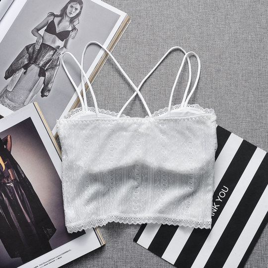 Белый кружевной топ-комбинация со встроенным бюстгальтером, защита от просвечивания, с подкладкой, красивый дизайн спины, топ-комбинация для девочек.