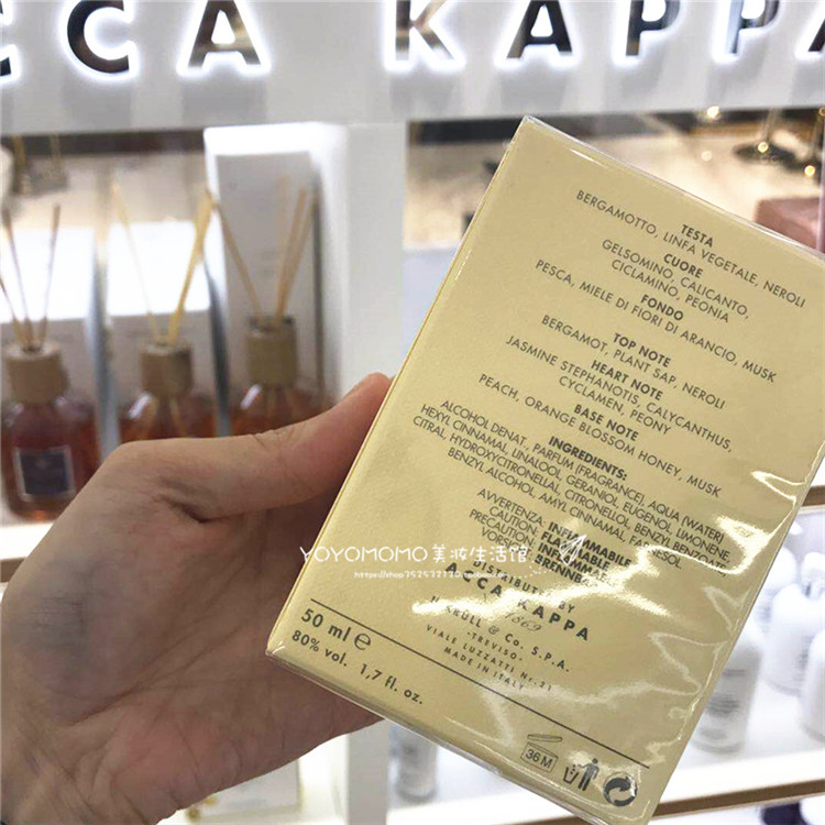 Quầy Hồng Kông ACCA KAPPA Venice Garden Summer Plum Eau de Parfum 100ml Hương nhẹ nhàng - Nước hoa nước hoa chanel bleu