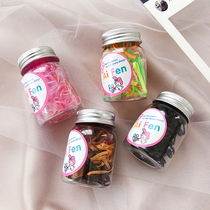 Canned hair rope disposable high elastic small rubber band Black headwear hair accessories Korean girl Net red head rope