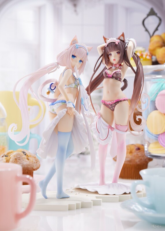 Authentic Plum Cat Girl Paradise Nekopara Chocolate Vanilla Cute Sweet Time Figure