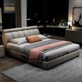 Современная белая ткань для кровати, 2021 года, простой и элегантный дизайн