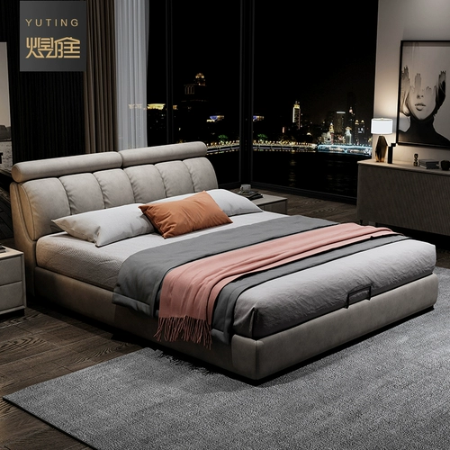 Современная белая ткань для кровати, 2021 года, простой и элегантный дизайн