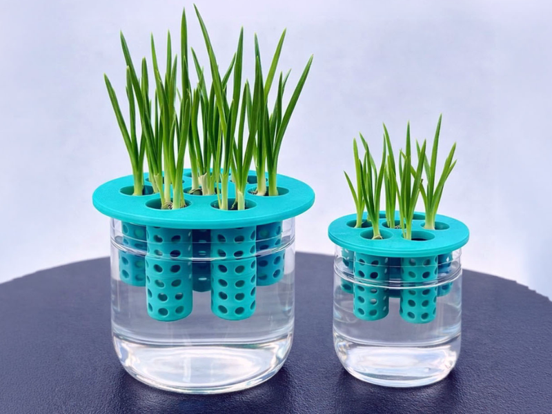 Hydroponic Plant Cultivation Stand Suitable for Green Onions, Small Garlic, Cilantro, Pennywort, Balcony and Kitchen Use (Container Not Included) Hydroponic Plant Cultivation Stand Suitable for Green Onions, Small Garlic, Cilantro, Pennywort, Balcony and Kitchen Use (Container Not Included)