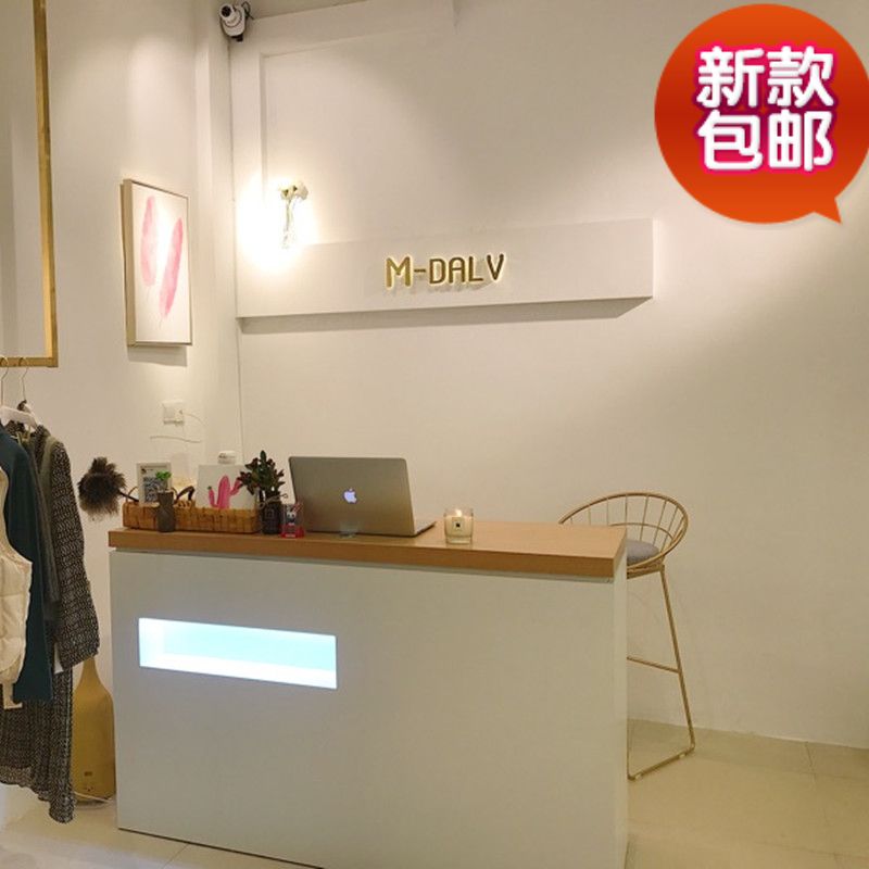 Cashier Counter Small Beauty Salon Clothing Store Counter
