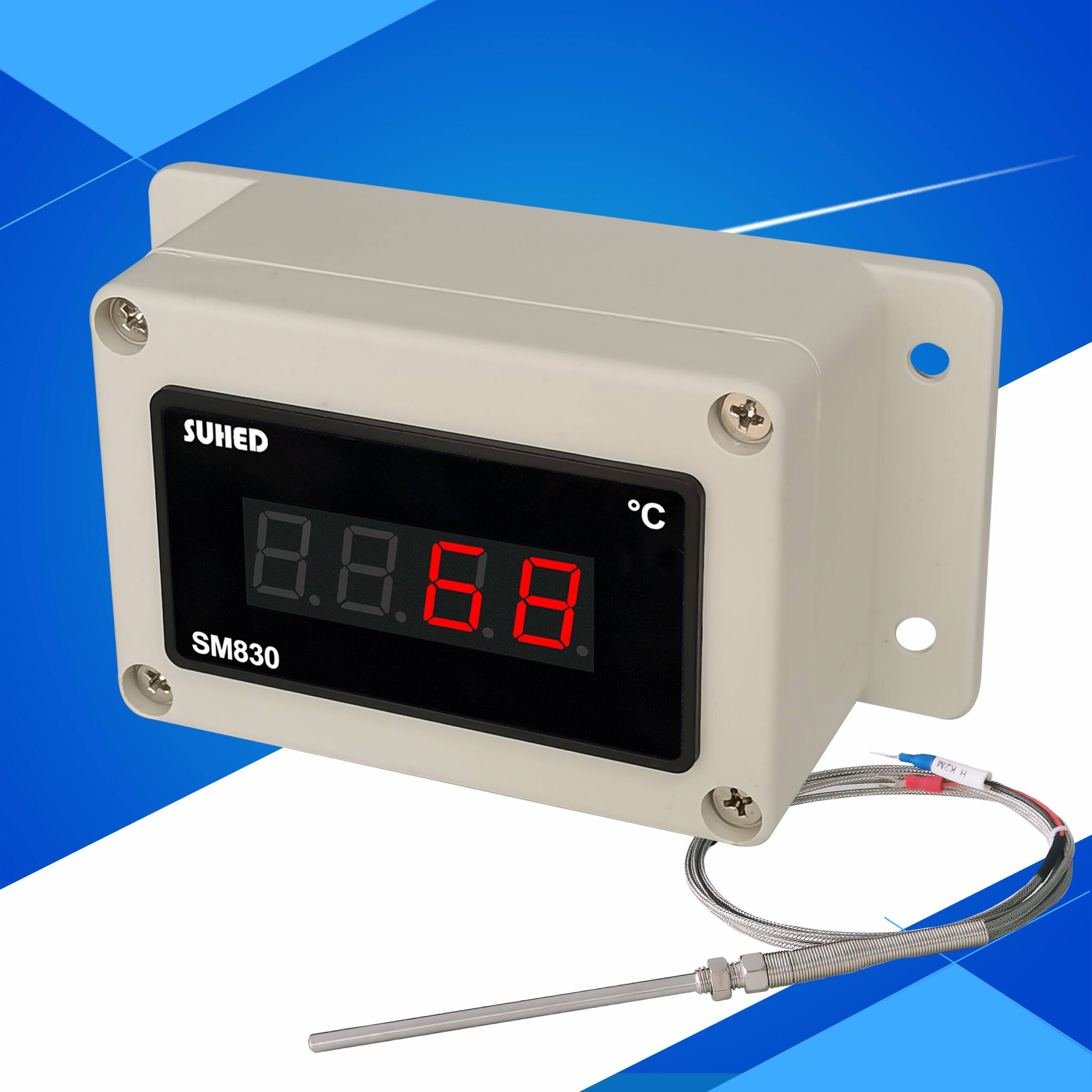 Temperature Display K Type Thermoelectric Couple Thermometer Industrial Oven Boiler Temperature Gauge High Precision Oven Temperature Gauge