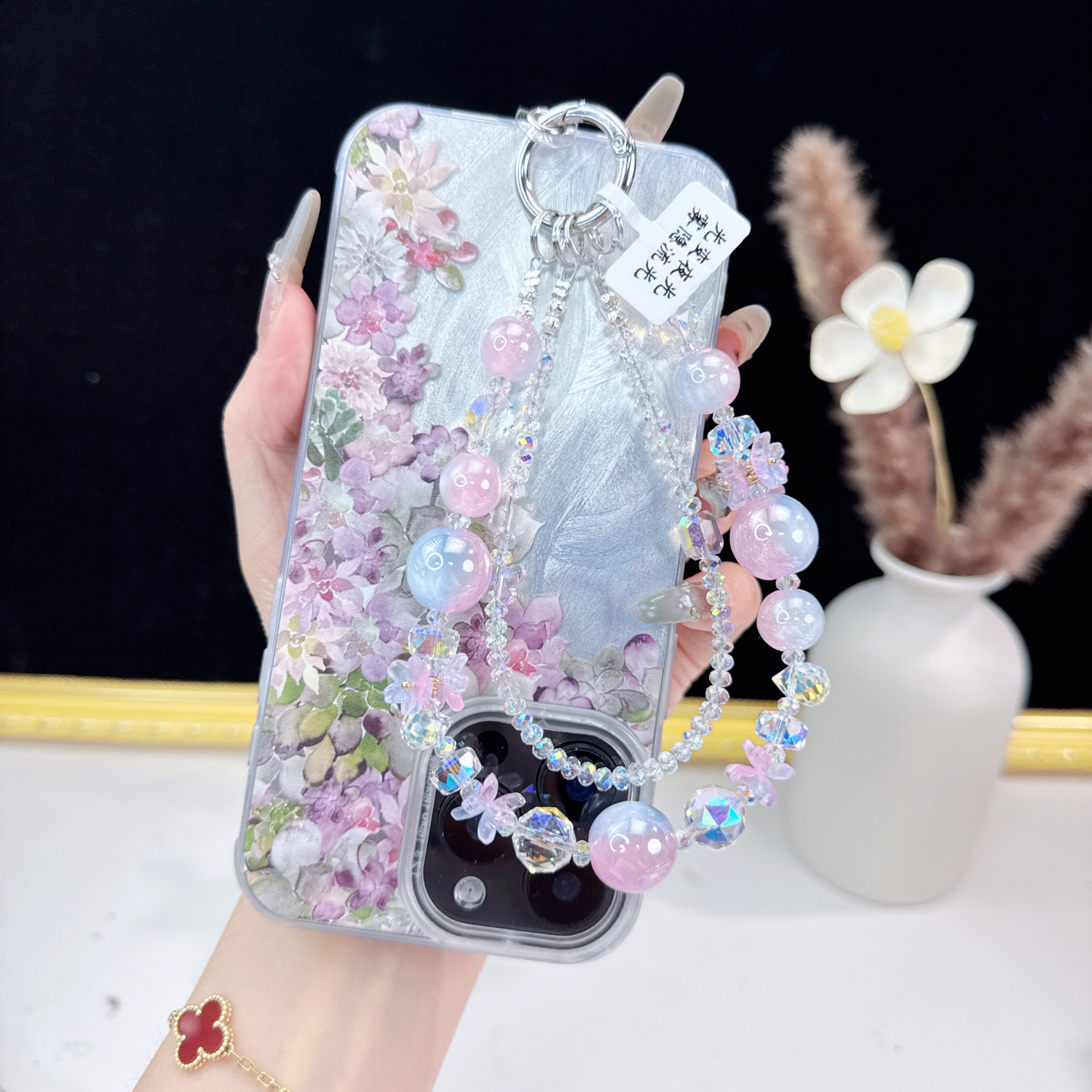 2025ハイエンド軽量高級新作レディースユニバーサル携帯電話チェーン手作りDIY携帯電話チェーン携帯電話ストラップ携帯電話ペンダント