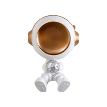 Entrance door key storage wall-mounted astronaut entrance ornaments no punching wall decorative hook storage rack