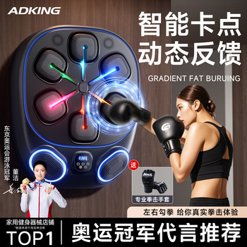 Smart Music Boxing Wall Target for Home Use, Dedicated for Adults and Children, Indoor Stress-Relief Device, Fitness Boxing Training Equipment