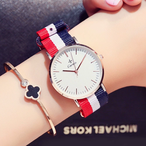 Трендовые мужские модные водонепроницаемые женские часы подходит для мужчин и женщин, в корейском стиле, простой и элегантный дизайн