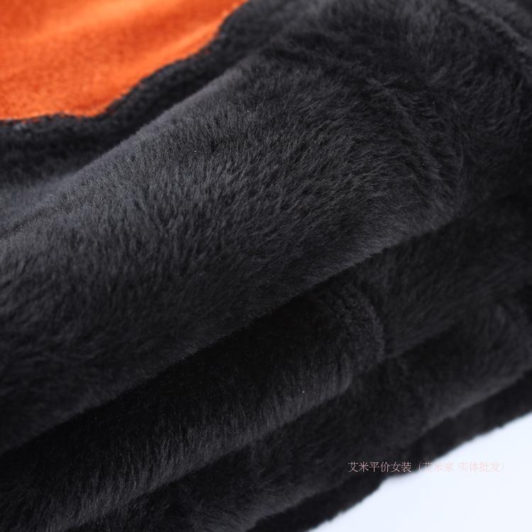Quần ấm cho nam cộng với nhung dày mùa thu đông Các mẫu quần legging lạnh eo cao cộng với quần lửng size lớn chất liệu cotton cotton bó sát quần cotton nữ trung niên