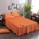 Tinh khiết bông giường váy một mảnh bông phim hoạt hình Simmons nệm bảo vệ 1,8 m ba mảnh custom-made bedspread - Váy Petti ga giường viền họa tiết