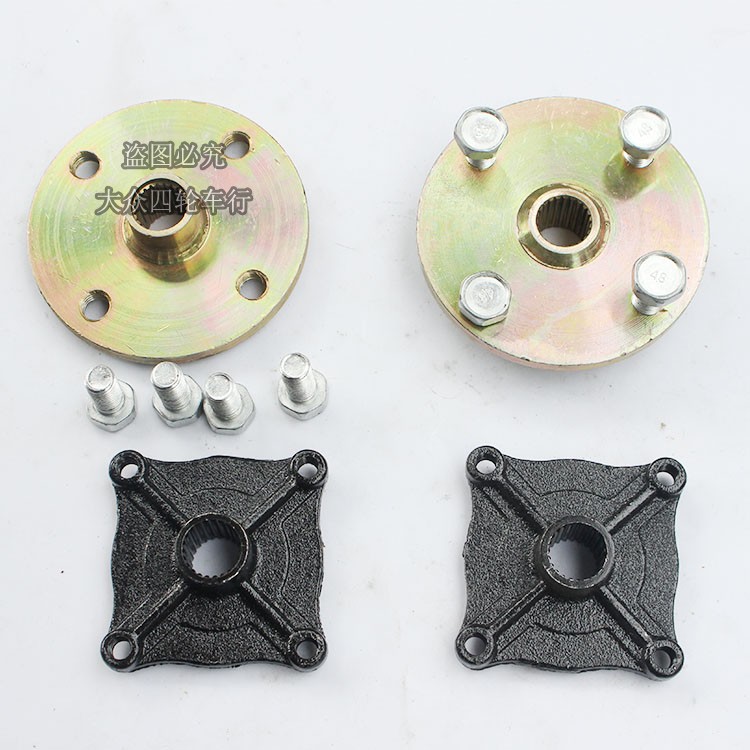 Carding Car Rear Axle Hub Seat Beach Car Retrofit Accessories Inside 23 Teeth Flange Seat Rear Axle Fixed Base Diagonal 100