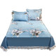 Summer ice silk mat washable cool mat three-piece set foldable machine wash 1.8m sheet-type summer air conditioning soft mat