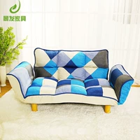 JF Châu Âu bán nóng phòng khách sofa vải đơn giản hiện đại căn hộ nhỏ có thể tháo rời và có thể giặt đồ nội thất có thể gập lại - Đồ nội thất thiết kế ghế xoay giá rẻ