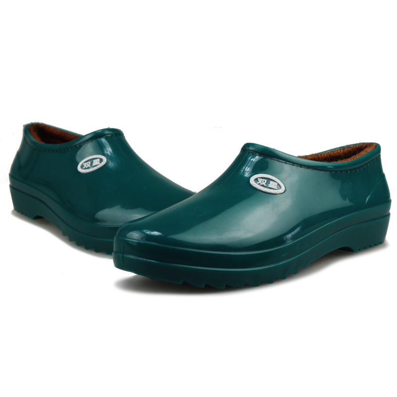 Shuangxing women's warm rain boots TH-221-1 Women's ingot mouth and cotton low-top labor protection rain boots warm rain boots