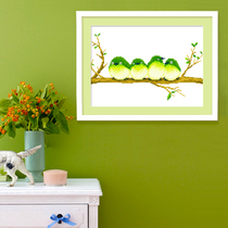 Cross stitch small pieces 2021 New thread embroidery restaurant fresh and simple modern students beginner hand simple embroidery