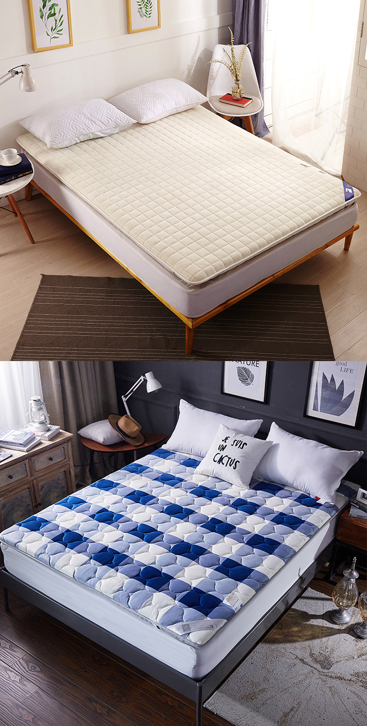 Chống vi khuẩn chống mite nệm 1.8m 1,5 m dày giường nệm chống trượt tatami mat là sinh viên 1.2m0.9m - Nệm nệm em bé