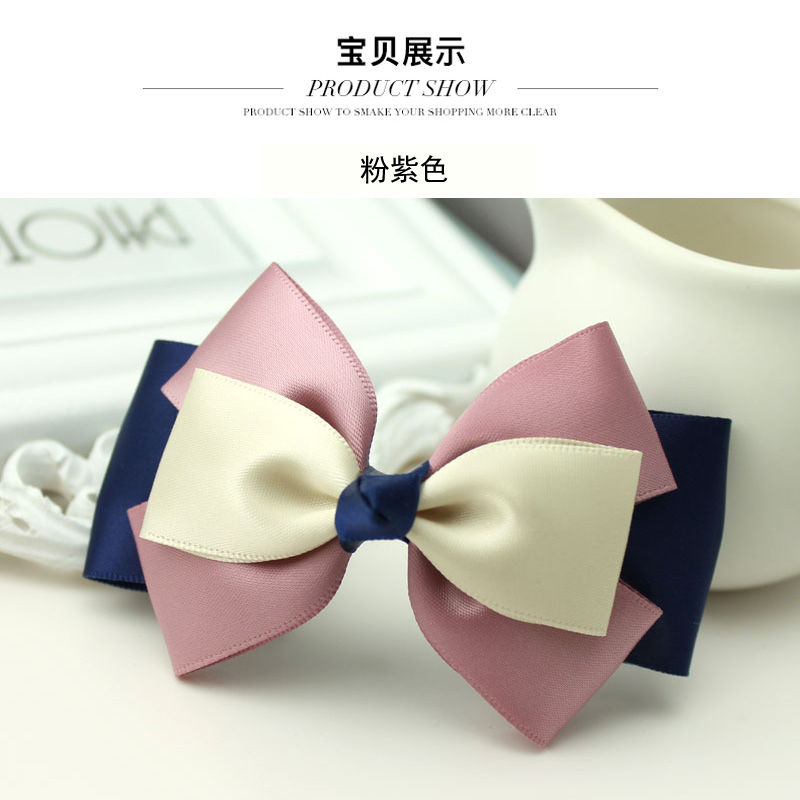 Joker kẹp tóc nơ phụ kiện tóc tinh khiết clip tóc màu trang sức hoa đầu Hàn Quốc clip đầu sợi tóc vòng tròn nhỏ tươi - Phụ kiện tóc phụ kiện tóc cho bé gái