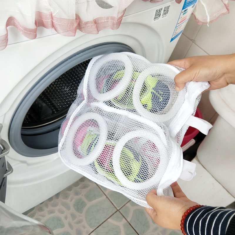 shoe washing bag