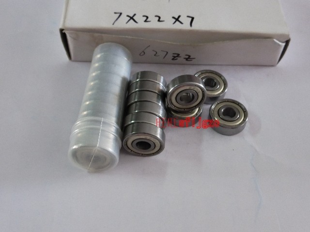 Miniature bearing 627ZZ automatic mechanical motor wheel scooter bearing size 7X22X7