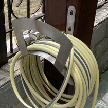 Stainless steel water pipe storage rack retractor hose household flower watering hose truck garden hose reel wall-mounted