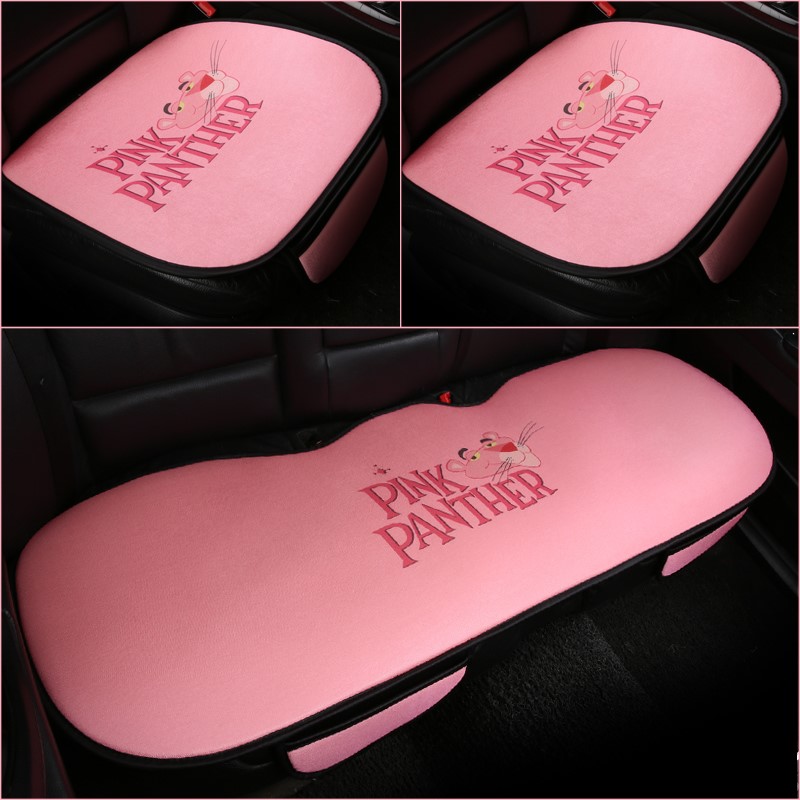 Car Cushions Single Sheet All Season Universal Cartoon Summer Cool Cushion Car Backseat Cushion Cute Summer Breathable Linen Mat