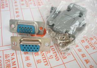 VGA welding head DB15VGA joint plug 15-pin VGA welding male head connector housing