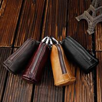 Bucket Men Zipper Lock Spoon Bag Waist Hang Large Capacity Korea Cute Lady Versatile Car Key Bag Small Bag