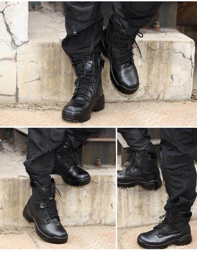 Bottes militaires en cuir - Ref 1402440 Image 17