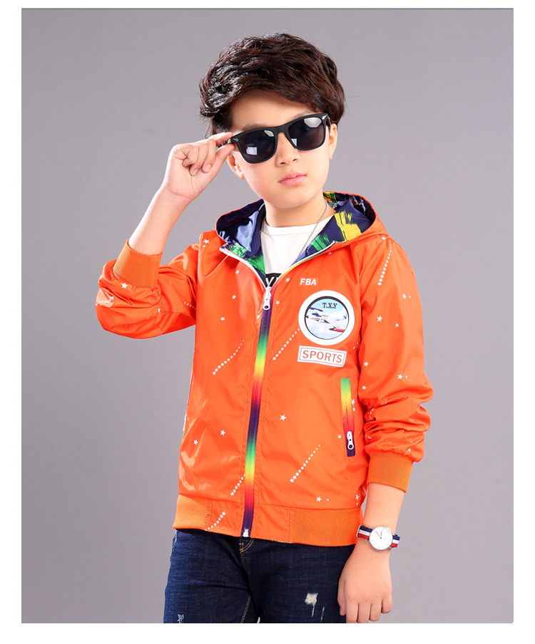 Quần áo trẻ em nam 9 quần áo mùa thu đông 2018 mới 5 trẻ em 6 trẻ lớn cộng với cotton dày 8 áo khoác 11 tuổi áo khoác trẻ em nam